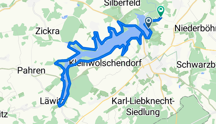 Bauerfeindallee 1, Zeulenroda-Triebes nach Bauerfeindallee 5A, Zeulenroda-Triebes