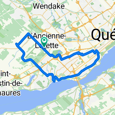 De Rue Père-Chaumonot 1503, L'Ancienne-Lorette à Rue Père-Chaumonot 1503, L'Ancienne-Lorette