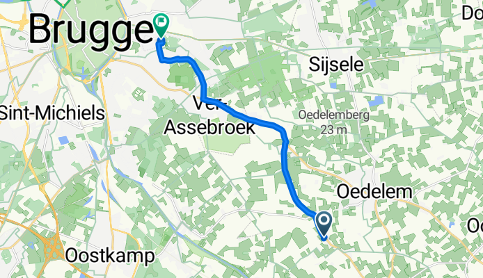 Langzame rit in Beernem