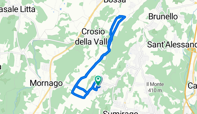 Restful route in Montonate