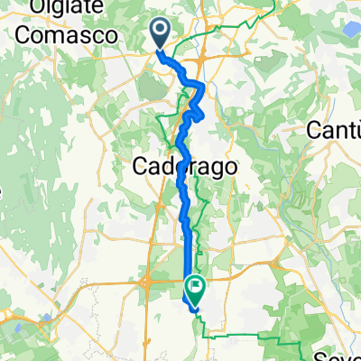 Da Via Varesina 67, Villa Guardia a Via XX Settembre 46, Rovellasca
