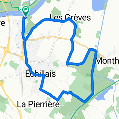 De Rue de Martrou 37, Échillais à Rue de Martrou 35, Échillais
