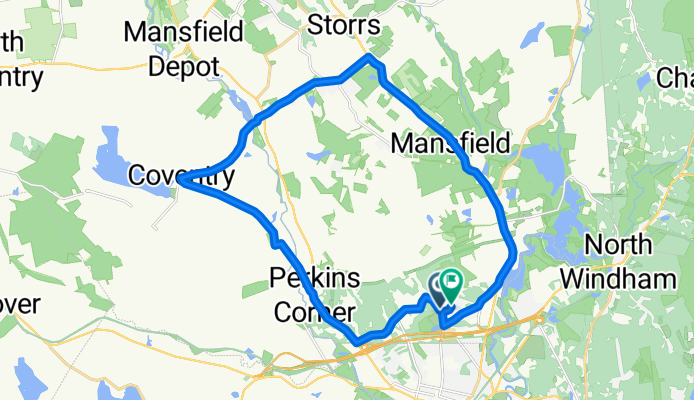 Coventry-Mansfield 17 miler
