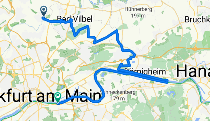 Grüngürtel Alternativroute im Osten