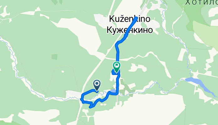 Маршрут в Подъезд к пгт Куженкино, Куженкинское