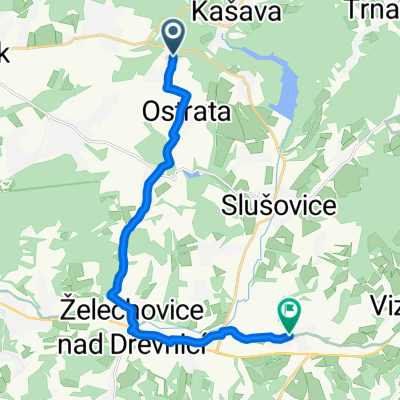 Na Pavelce, Zlín to Zádveřice-Raková