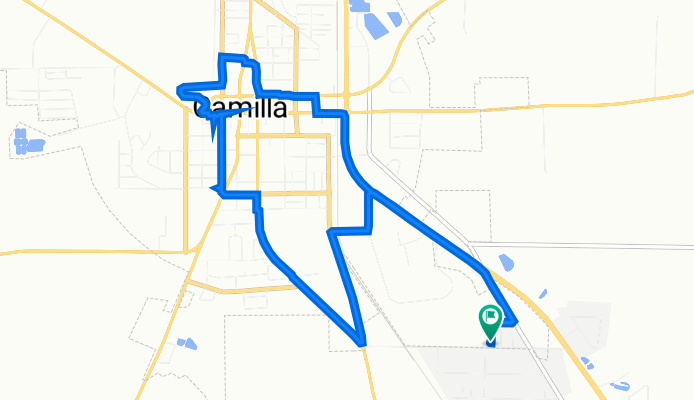 Moderate route in Camilla