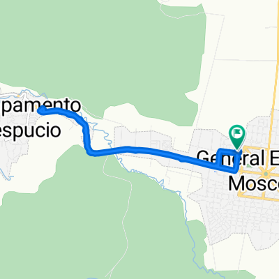 Moderate route in General José de San Martín