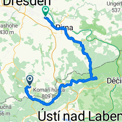 Altenberg-KAHLEBERG-MÜCKENTÜRMCHEN-SCHNEEBERG-Leupoldishain-Krietzschwitz-Pirna-Dresden