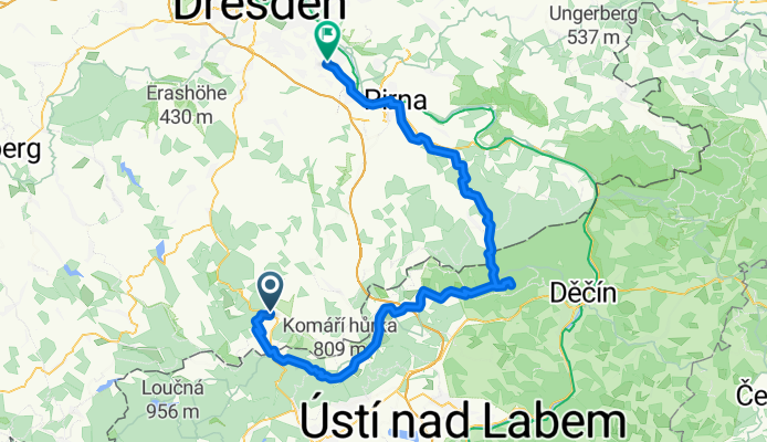 Altenberg-KAHLEBERG-MÜCKENTÜRMCHEN-SCHNEEBERG-Leupoldishain-Krietzschwitz-Pirna-Dresden