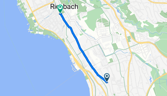 Alte Landstrasse 18, Zollikon nach Mühlebachstrasse 174, Zürich