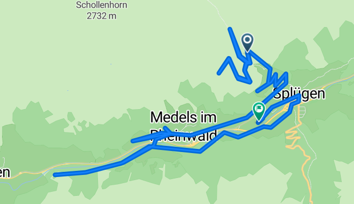 Easy ride in Splügen