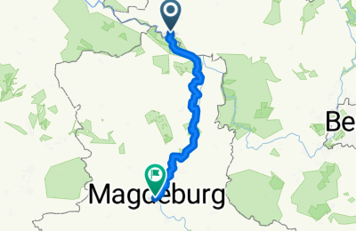 Route in der Bikemap App öffnen