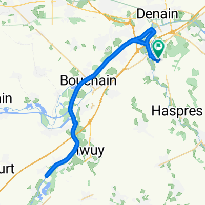 De Avenue Marcel Cachin 43, Douchy-les-Mines à Rue Daniel Ferry 111, Douchy-les-Mines