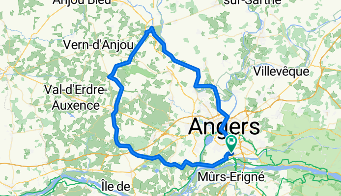 De 6 Rue Simone de Beauvoir, Les Ponts-de-Cé à 47 Rue du Docteur Lucile Rozier, Les Ponts-de-Cé