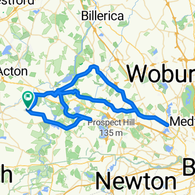Concord + Lincoln + Bedford + Lexington + Arlington