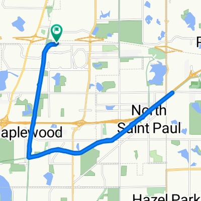 1587 County Road D E, Maplewood to 1599 County Road D E, Maplewood