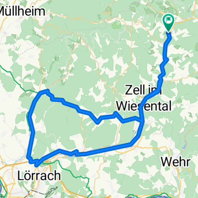 Schönau-Lörrach-Kandern-Hausen-Schönau