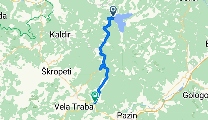 Unnamed Road, Kašćerga to Beram