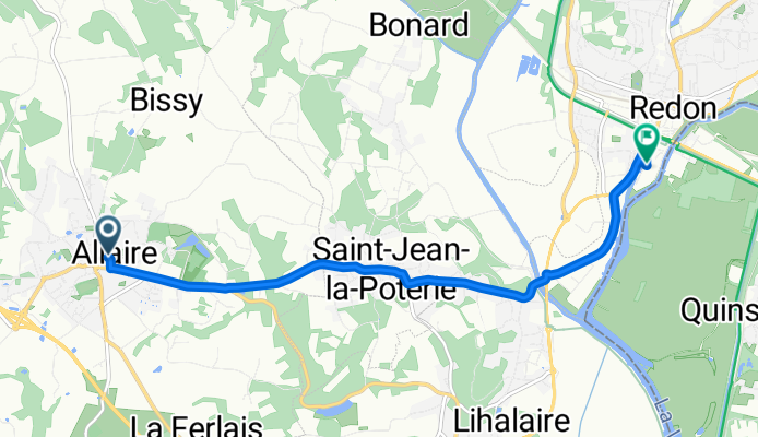 De Rue de la Libération 18, Allaire à Quai Jean Bart 12, Redon