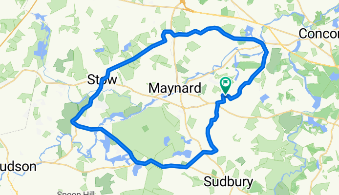 Sudbury Rd, Stow, Acton, W Concord