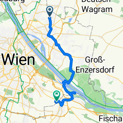 Leopoldau&gt;Lobau&gt;Friedhof der Namenslosen&gt;S-Bahn Kaiserebersdorf