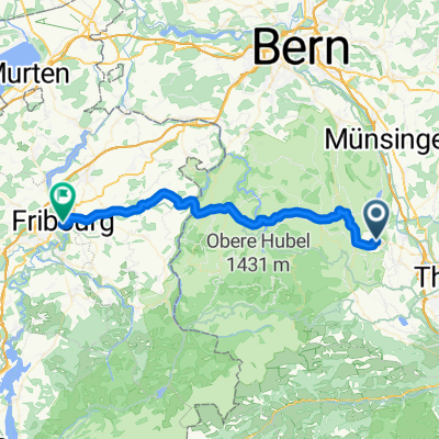 De Stockhornweg 7, Seftigen à Route des Alpes 2–6, Fribourg