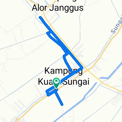 Jalan Kubang Rotan, Alor Setar to Jalan Kubang Rotan, Alor Setar