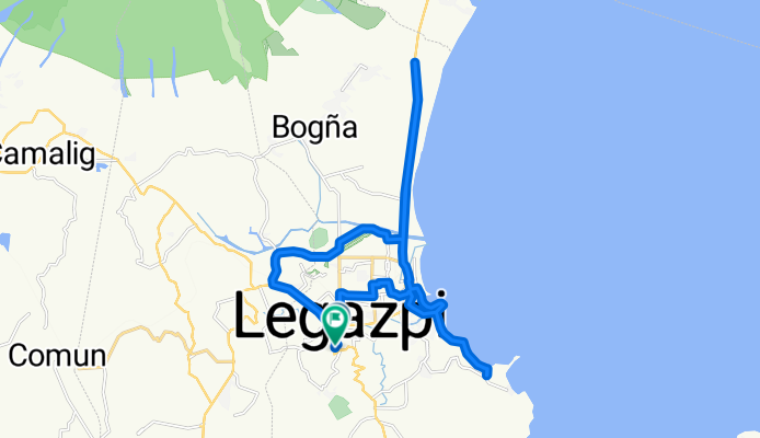 Legazpi City-Punta De Jesus Road, Legazpi City to Legazpi City-Punta De Jesus Road, Legazpi City