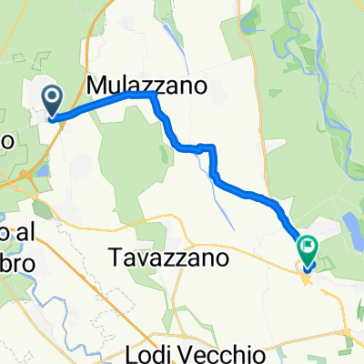 От Via Novara 2–4, Villaggio Ambrosiano до Via Emilia, Монтаназо-Ломбардо