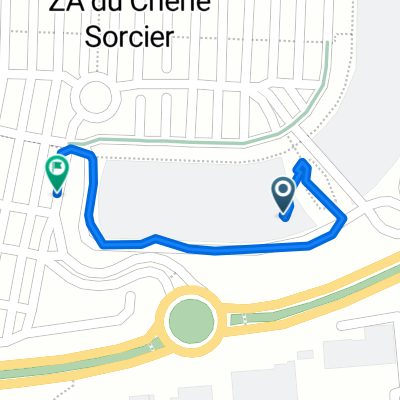 De 80 Avenue Henri Barbusse, Les Clayes-sous-Bois à Zone Industrielle du Chêne Sorcier, Les Clayes-sous-Bois