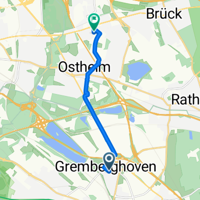 Heilig-Geist-Straße 1A, Köln nach Ostmerheimer Straße 214, Köln