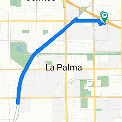 Orangethorpe Avenue 5600, La Palma to Orangethorpe Avenue 5600, La Palma