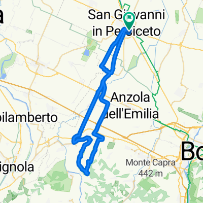 Da Strada Vaciglio 560, Modena a Via Ghiarone 69a, Castelvetro di Modena