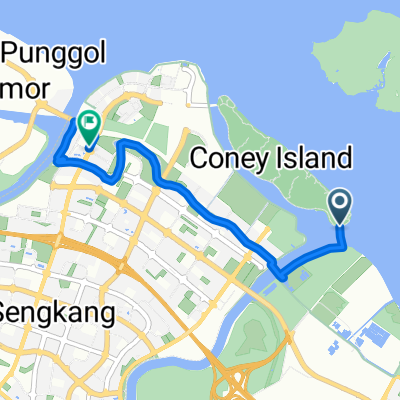 Lorong Halus, Singapore to Punggol Way, Singapore
