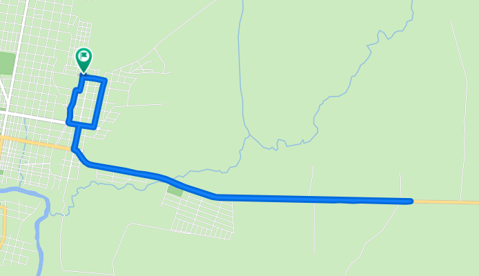 De Rua Vereador João Rodrigues de Carvalho, Piracuruca a Rua Vereador João Rodrigues de Carvalho, Piracuruca