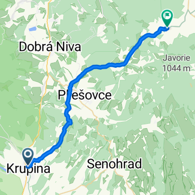 Krupina - Bzov.Lehôtka - Sása - Vigľaš.Huta / Kalinka