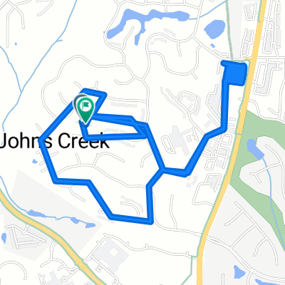 Moderate route in Johns Creek