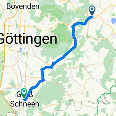 Herzberger Straße 39, Ebergötzen nach Landstraße 5, Friedland