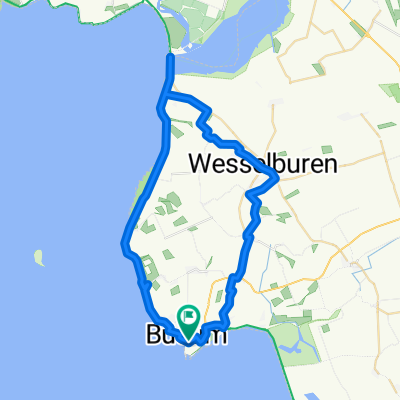 Büsum-Eidersperrwerk-Wesselburen-Büsum