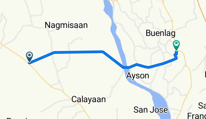 Romulo Highway Nambalan Sta. Ignacia, Santa Ignacia to Gerona