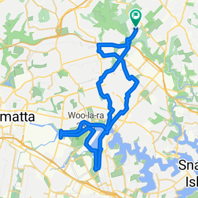 Turramurra to Olympic park loop