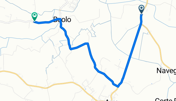 Da Via Navegauro, Terrassa Padovana a Via Beolo 78/A, Conselve