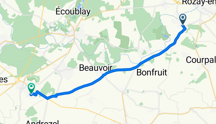 Moderate route in Guignes