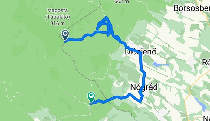 Unnamed Road, Csóványos (938m) to Magyarország, Szokolya