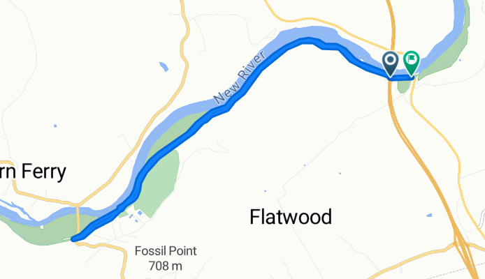 Restful route in Austinville