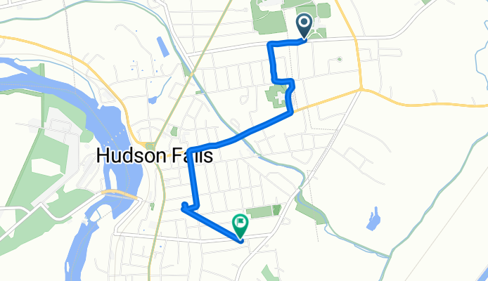 111 Notre Dame St, Hudson Falls to 144 John St, Hudson Falls