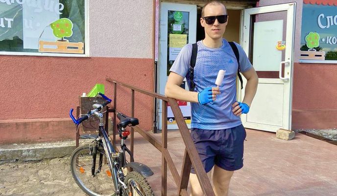 Foto 2 der Bikemap-Route "От Пионерская улица, Светлый до Пионерская улица, 16, Светлый"