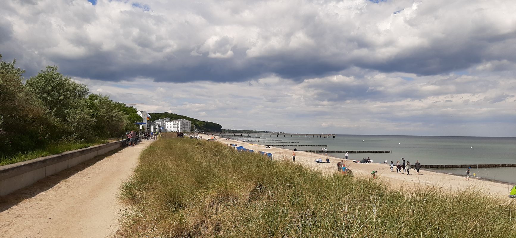 Elmenhorst Kühlungsborn zurück über Warnemünde  nach Elmenhorst