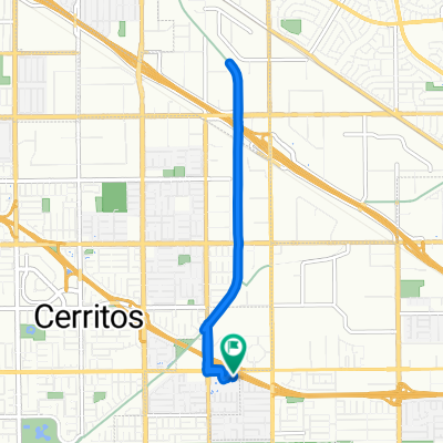 Orangethorpe Avenue 5600, La Palma to Orangethorpe Avenue 5600, La Palma